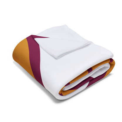 Tropical Sunset Fleece Blanket, Cozy Home Decor, Beach Decor, Gift for Her, Summer Vibes, Chillout Room Accents