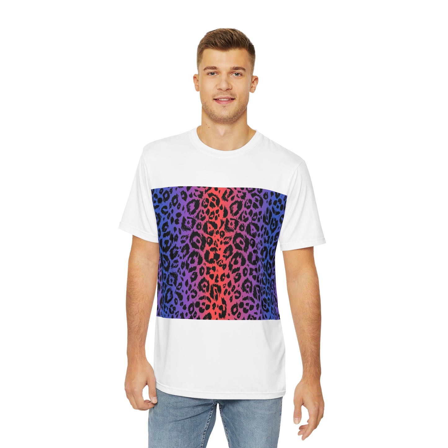 Vibrant Leopard Print Tee - Unisex Casual Wear, Summer Outing, Festival Fashion, Birthday Gift, Bold Statement Shirt