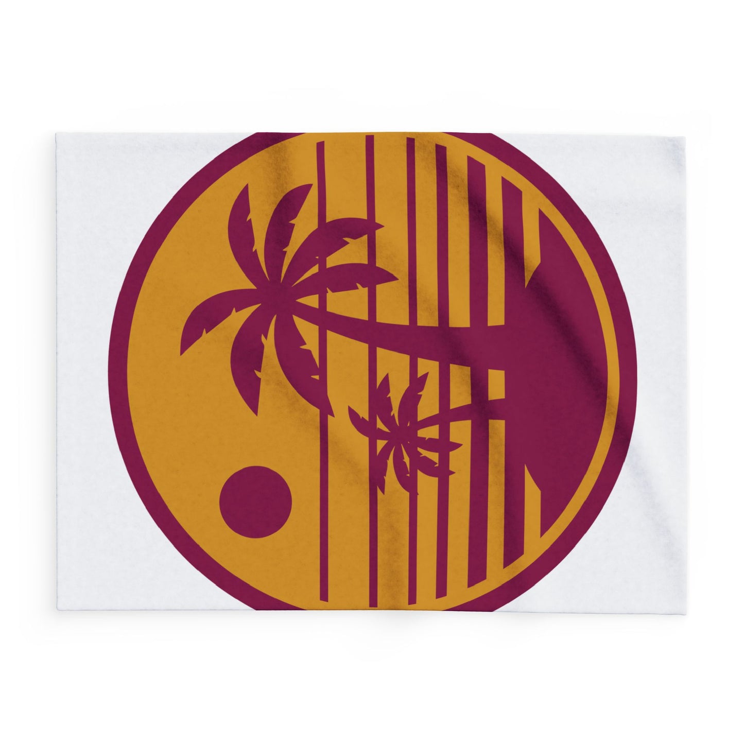 Tropical Sunset Fleece Blanket, Cozy Home Decor, Beach Decor, Gift for Her, Summer Vibes, Chillout Room Accents